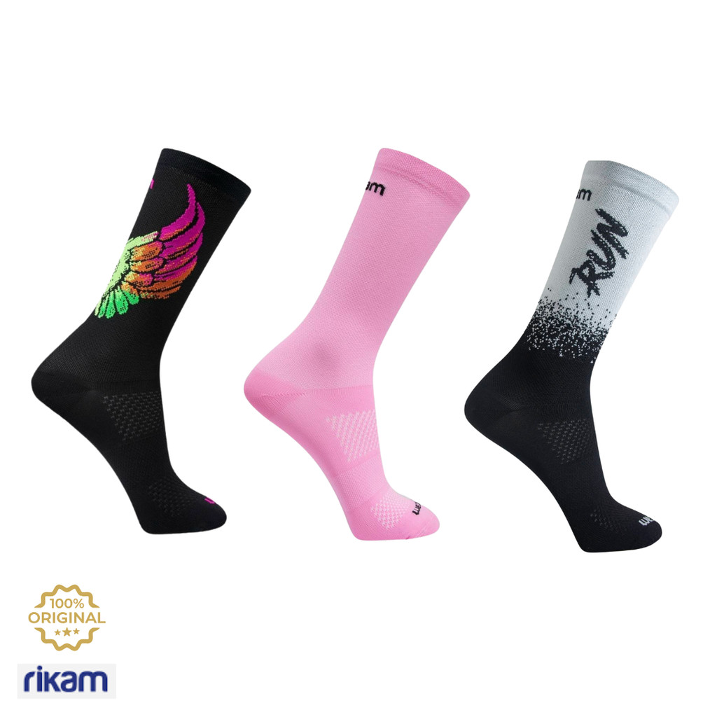 Meia Bike Feminina Alta Qualidade Corrida Ciclismo Performance – Rikam (Linha Premium)