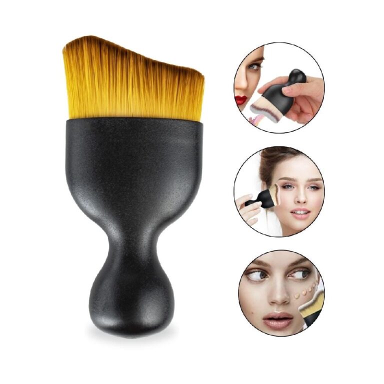 Pincel Mágico Maquiagem Curva S Base Pó Contorno