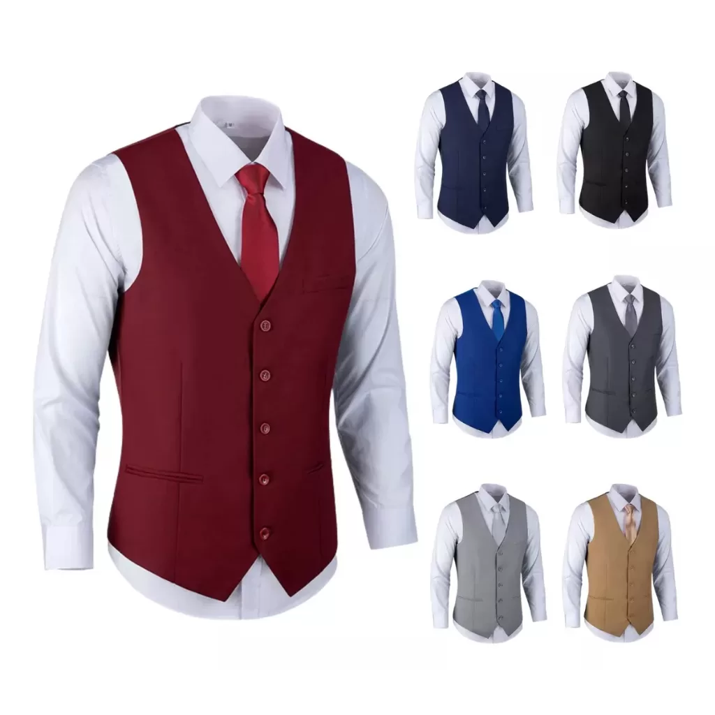 Colete Social Masculino Slim 4 Botoes em Varias Cores – Promoção