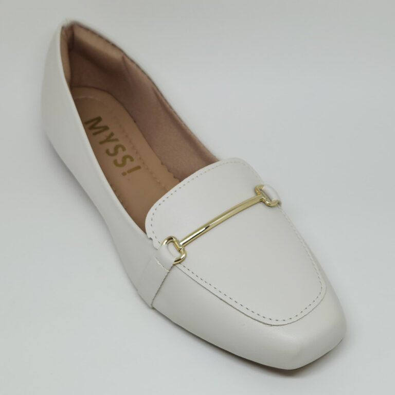 Sapatilha Mocassim Feminina Enfeite Dourado Elegan