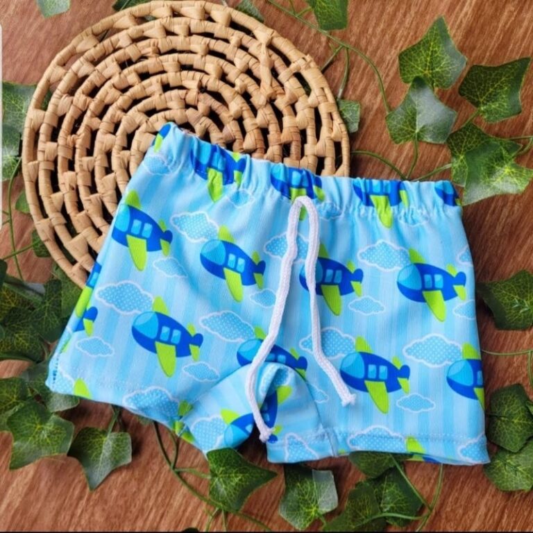 sunga de praia infantil avioes 4.6 anos