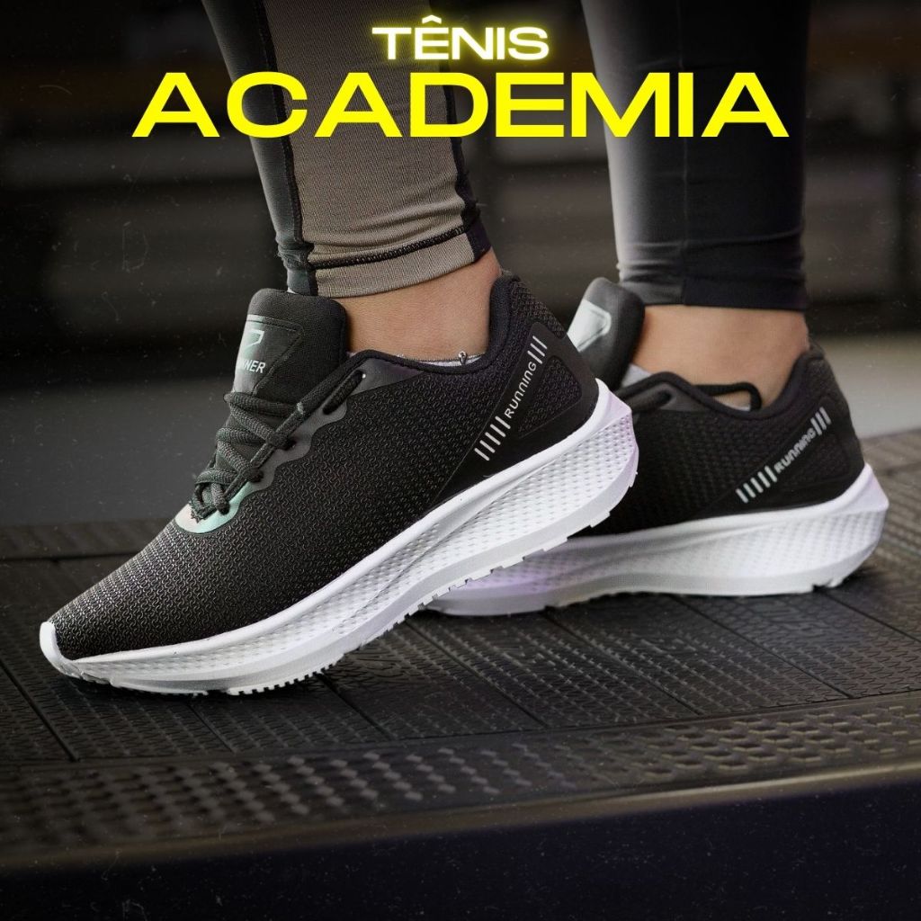 Tênis Esportivo Unissex Masculino Feminino Academia Corrida Confortável Acessível