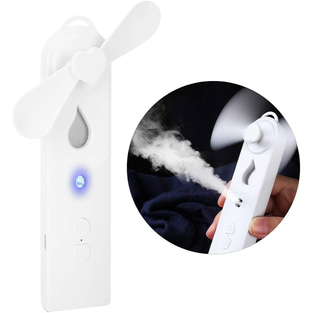 Mini Ventilador Nano Mister 2 em 1 Usb Portátil para Cilios