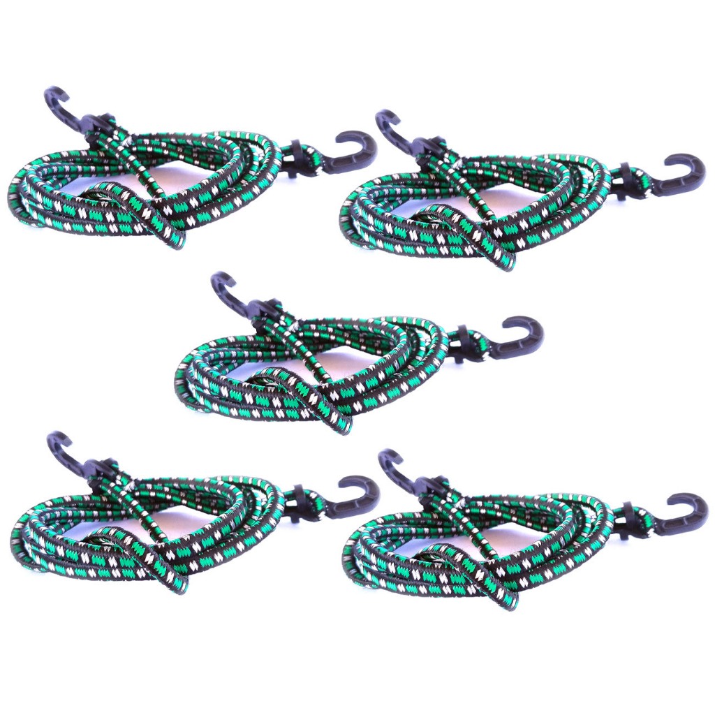 Kit Cordas Elásticas de 2 Metros Com Gancho Bagageiro, Moto, Bike