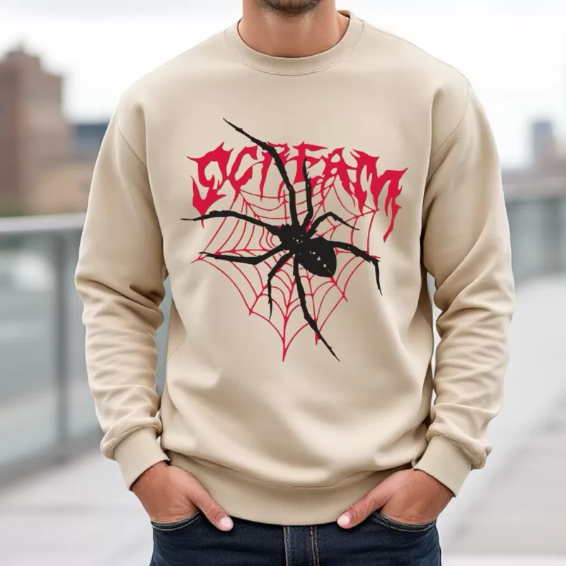 Moletom Masculino Careca Blusa Feminina Streetwear Aranha Spider Flanelado Com Capuz Algodão