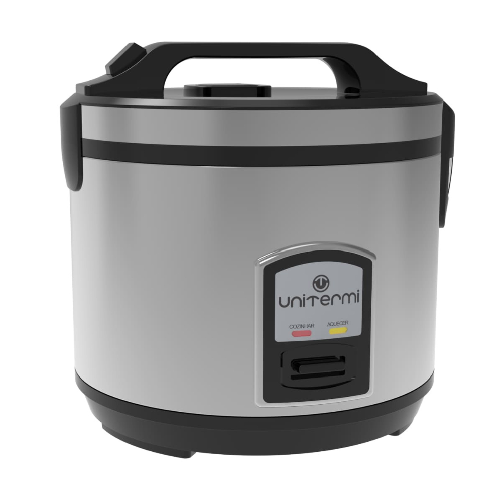 Panela de Arroz Elétrica 10 Xícaras Unitermi Inox