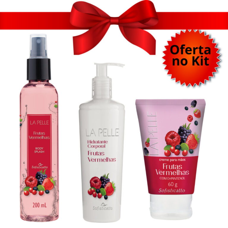 Kit Presente Feminino La Pelle  Body Splash, Hidra