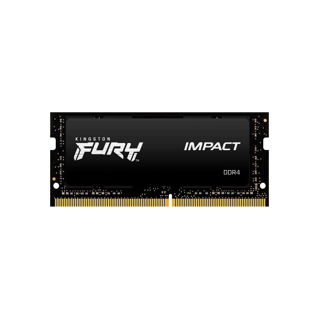 Memória RAM Para notebook DDR4 16GB 3200Mhz CL20 Kingston Fury Impact KF432S20IB/16 Gamer Preto