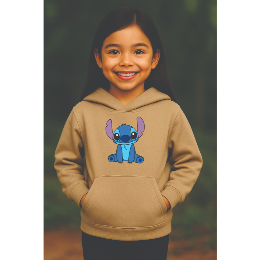 MOLETOM INFANTIL CASACO BLUSA DE FRIO CANGURU STITCH LILO MASCULINO FEMININO UNISEXX