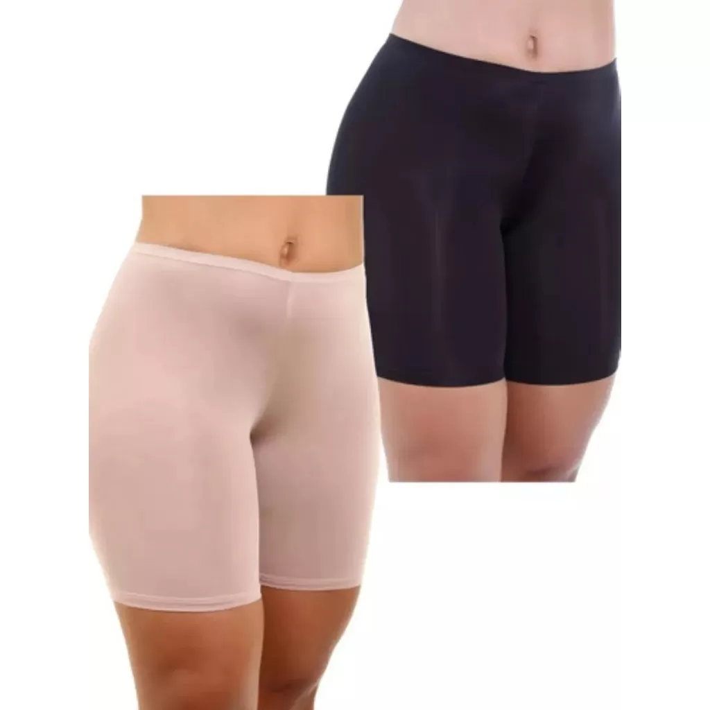 Kit 2 Short Anagua Segunda Pele Para Usar Vestidos