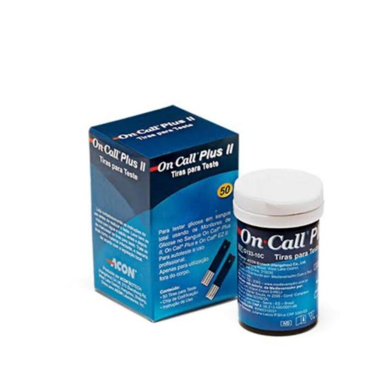 TIRA PARA GLICEMIA ON CALL PLUS ll C/50