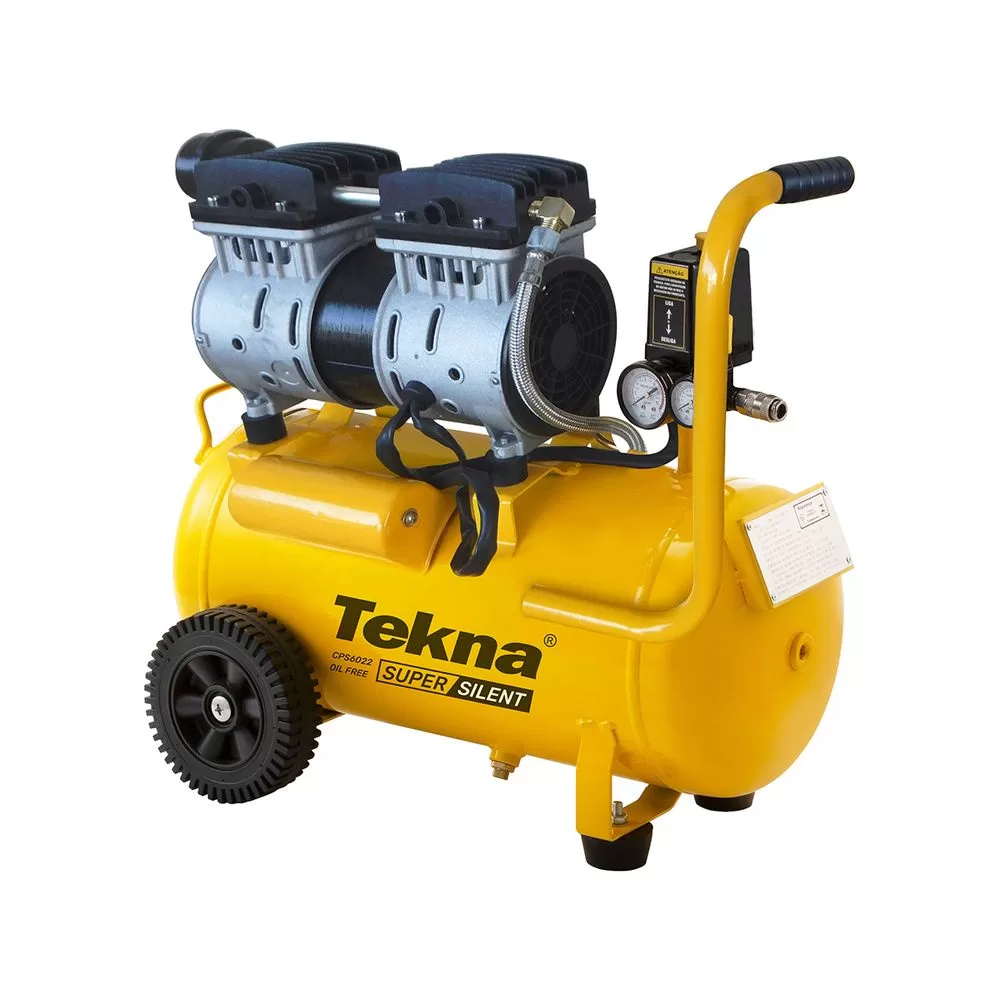 Compressor de Ar 20 Litros 15Hp Max Pressão 116 lbf/pol² CPS6022-2 Tekna
