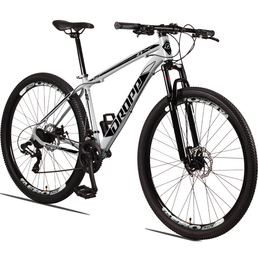 Bicicleta Dropp Z3 Câmbios Shimano Aro 29 Aero 21 Marchas Freio a Disco Suspensão Dianteira MTB