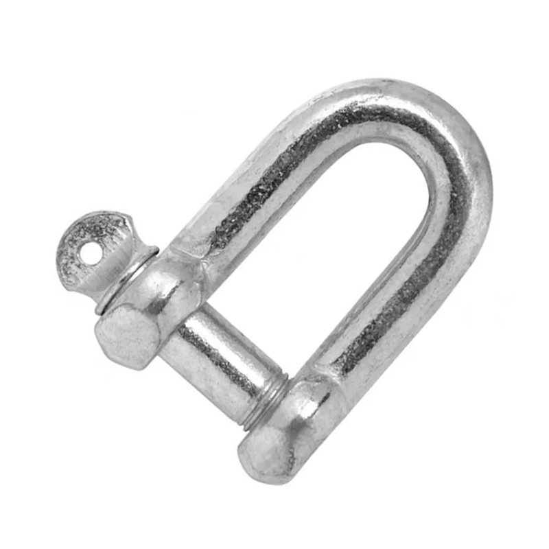 20 Unidades Manilha Para Cabo de Aço Reta 5/16 Pino Roscado