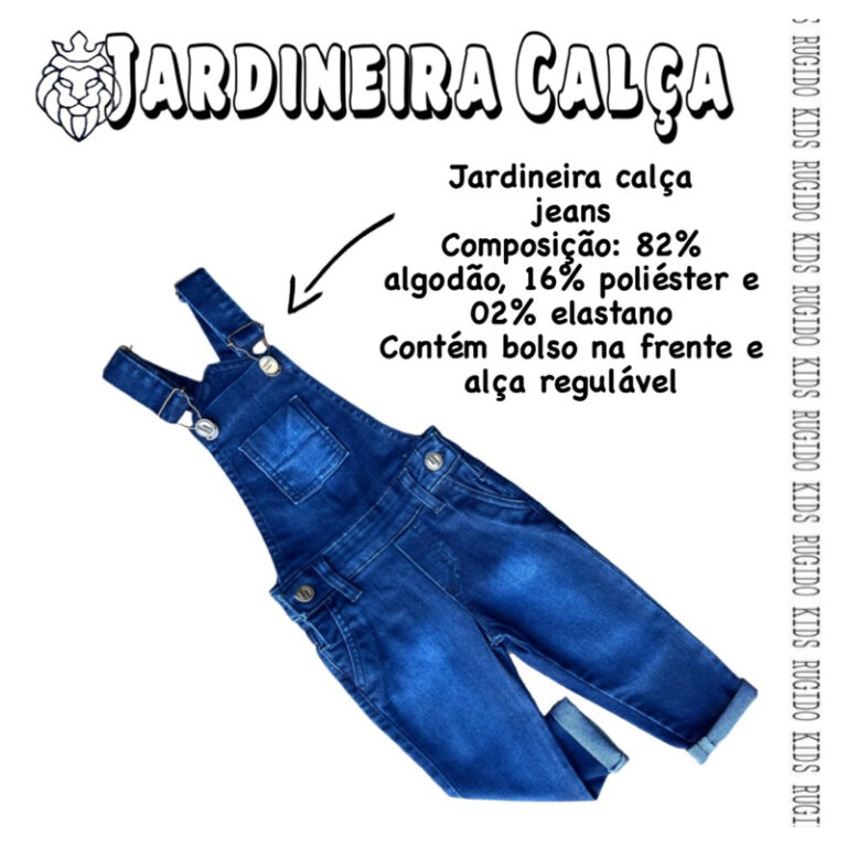 Jardineira De Calça Jeans Infantil Menino Estilos