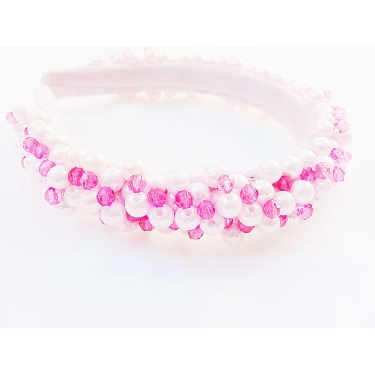 TIARA DECORADA ARTESANAL – REF. 900/0126 ROS