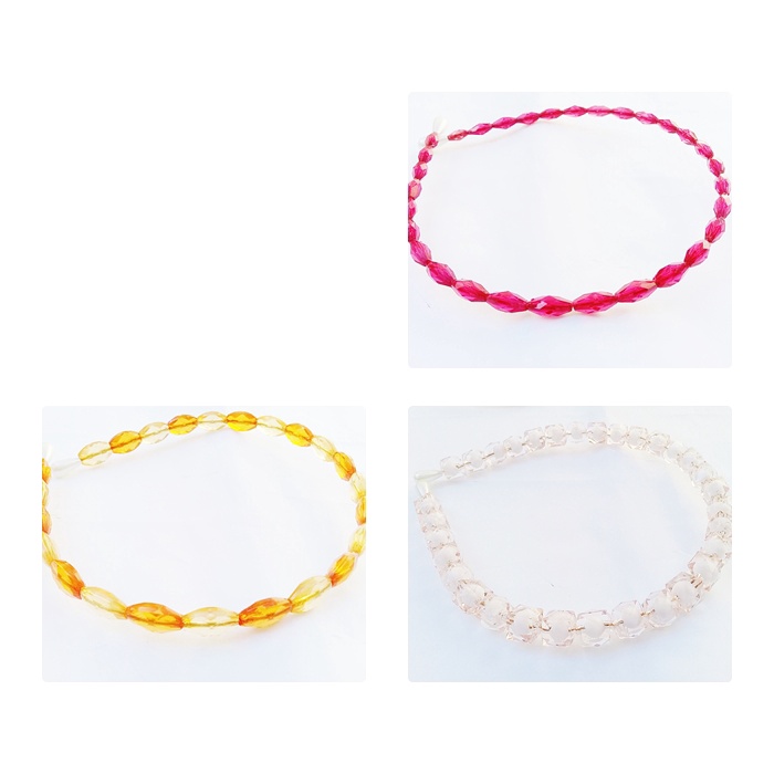 TIARA ARAME  DECORADA ARTESANAL – REF 900/01