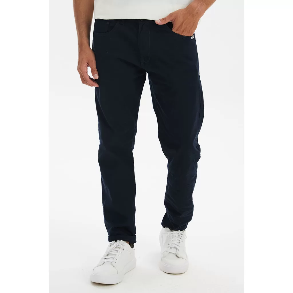 Calça Sarja Masculina Básica Polo Wear Azul Escuro
