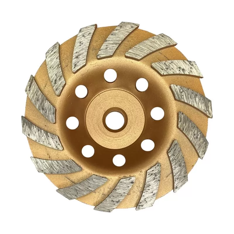 Disco Rebolo Diamantado 115MM Segmentado Desbaste Ferramentas LDI com Rosca M14