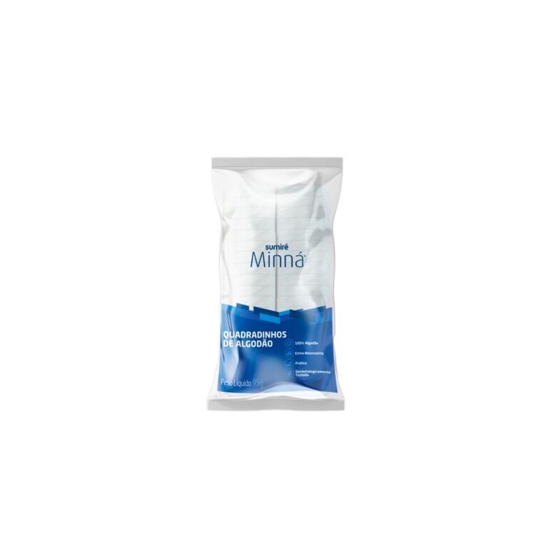 Algodão Minná Quadradinho 95g