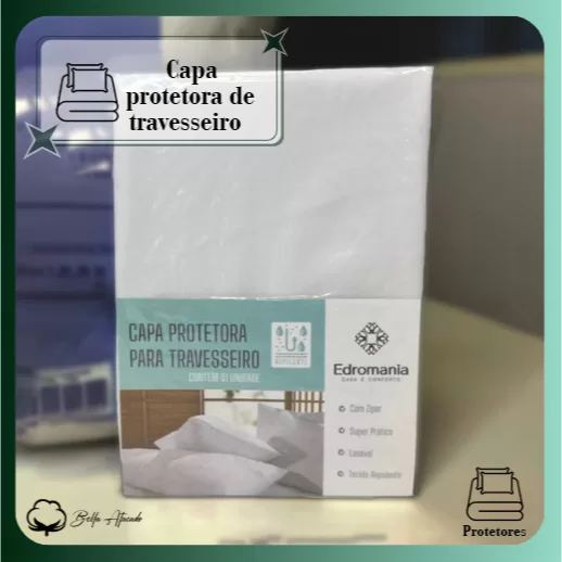 Capa Protetora para Travesseiro Tecido Repelente L