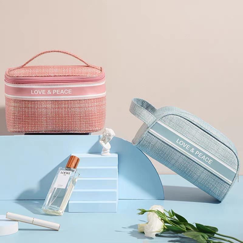 Bolsa Cosmética de Armazenamento Organizador Portátil de Grande Capacidade Feminina FD 9902 9903 990