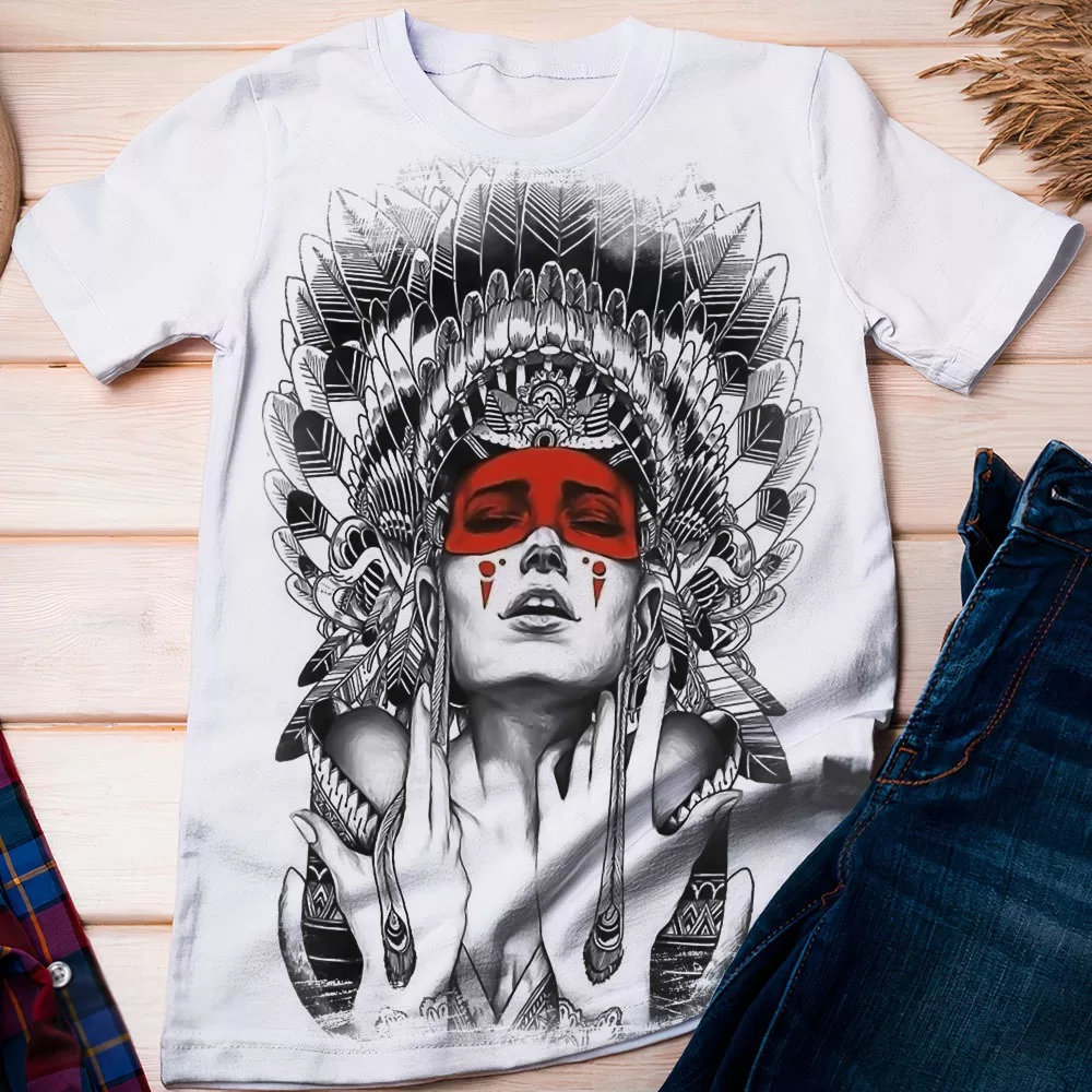 Camiseta Caveira Indio – Dicelli