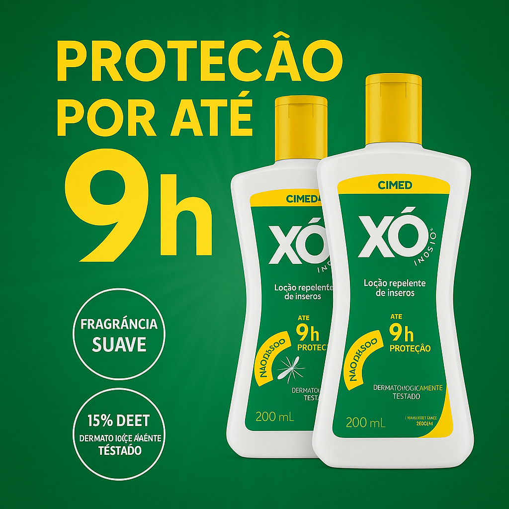 Kit 2x Loção Xô Inseto Repelente Corporal  Family Care 200mL