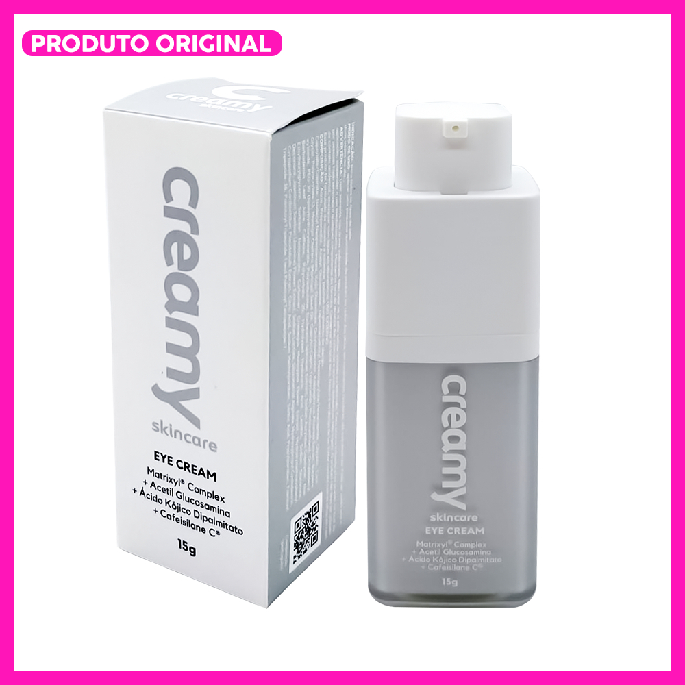 Creamy Eye Cream Creme Para Área dos Olhos 15g (Suaviza Linhas e Rugas, Firmeza e Redução de flacide