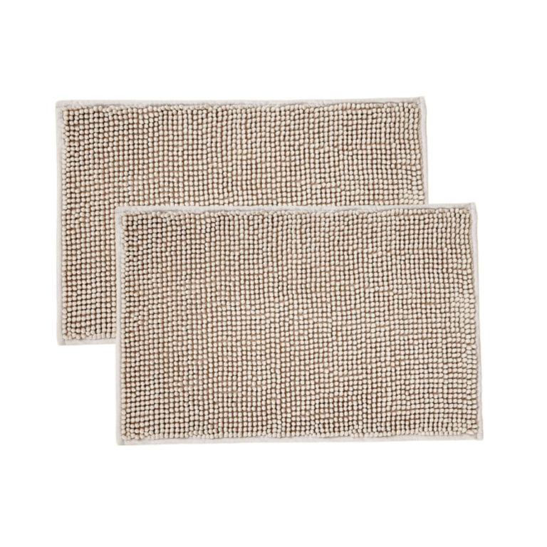 KIT 2 Tapetes De Banheiro Bolinha Popcorn Antiderr