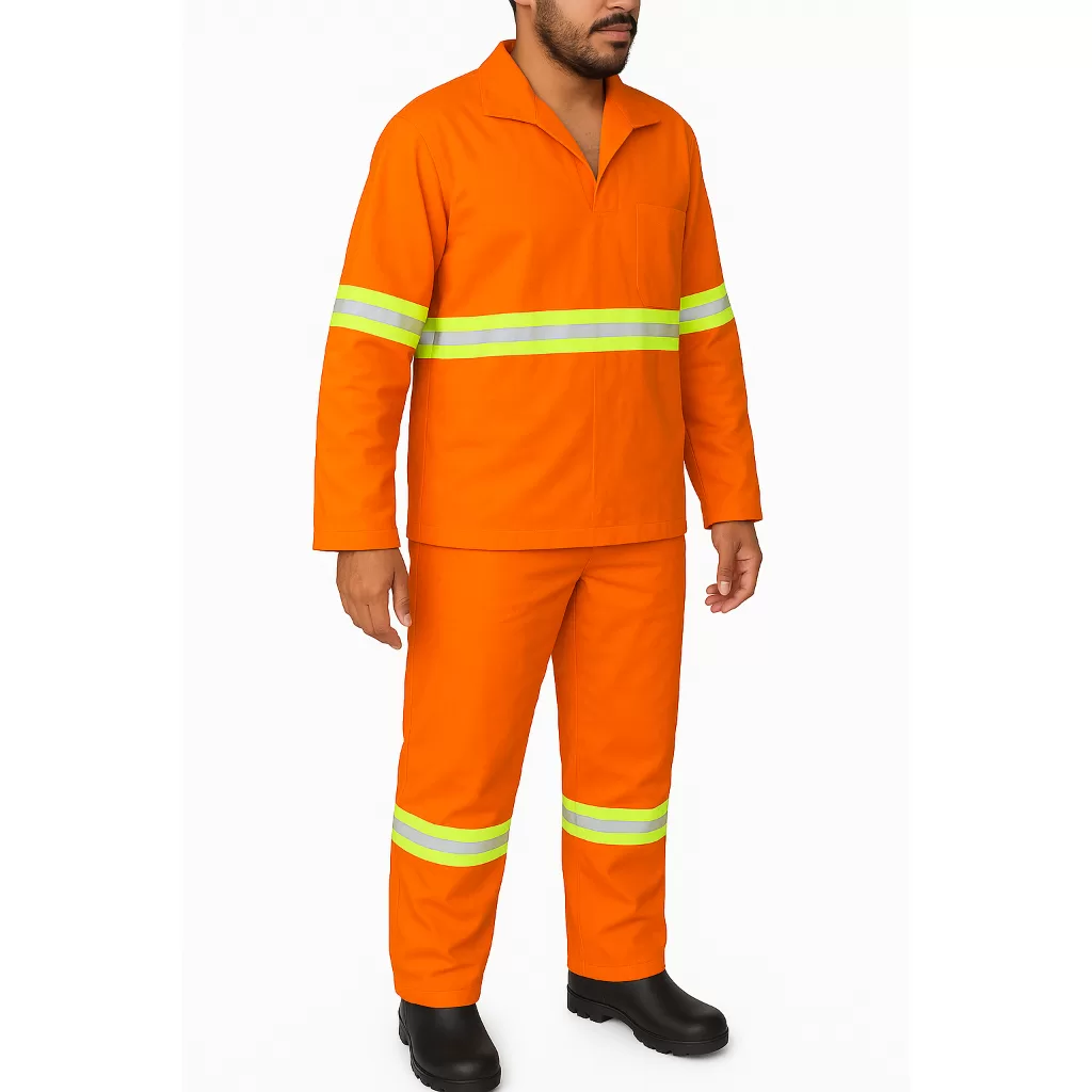 Conjunto Calça Camisa Italiana Manga Longa Brim Refletivo CORES