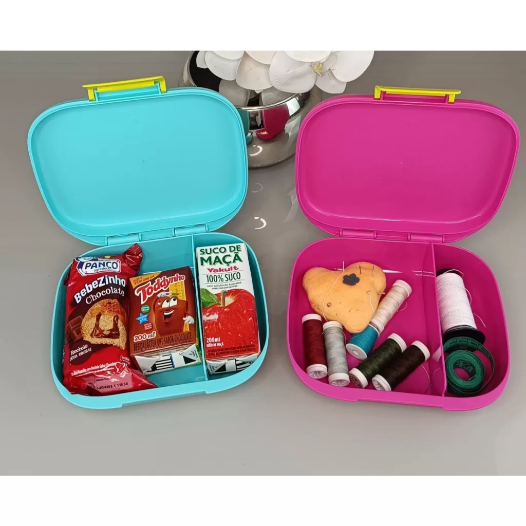 Porta Lanche, snack pequeno/grande Tupperware Original – lancheira – bolsa