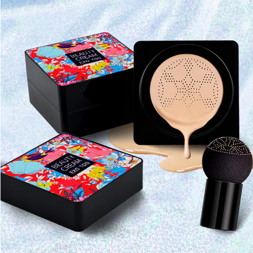 BB Cream/Base/Corretivo Base Líquida com Esponja 