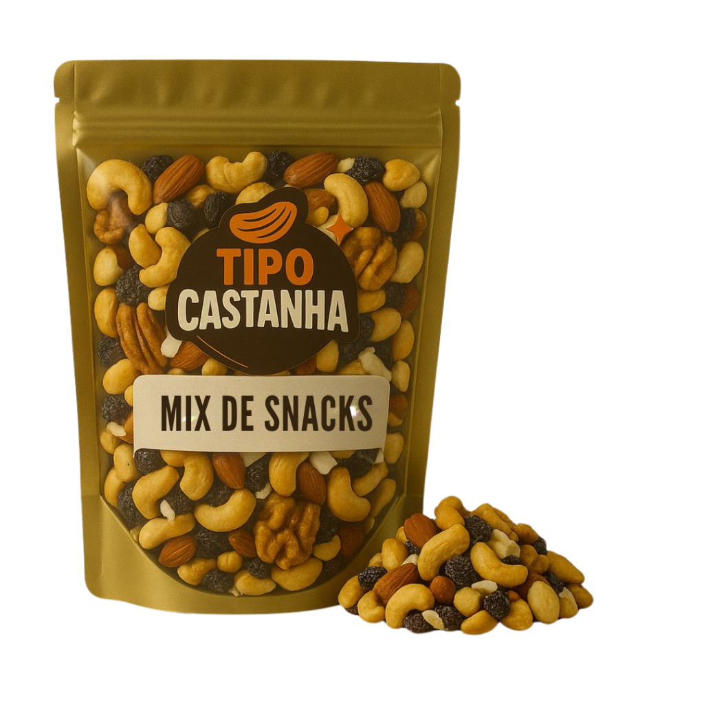 MIX DE SNACKS 500 gramas , castanhas, nozes, NUTS, Amendoim. 500GR