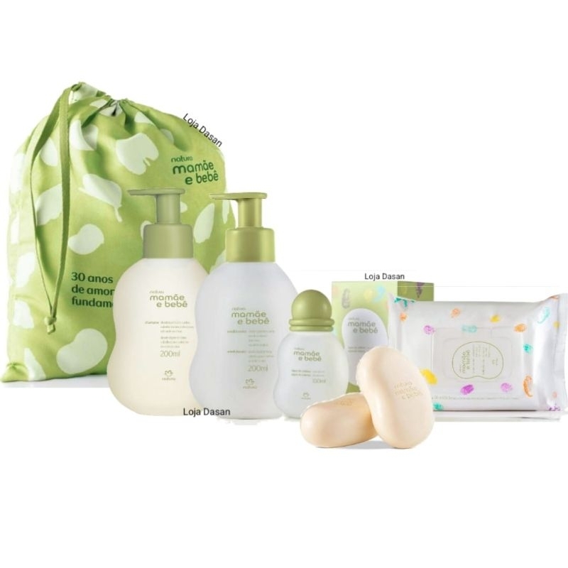 Natura Mamãe e Bebê kit completo
