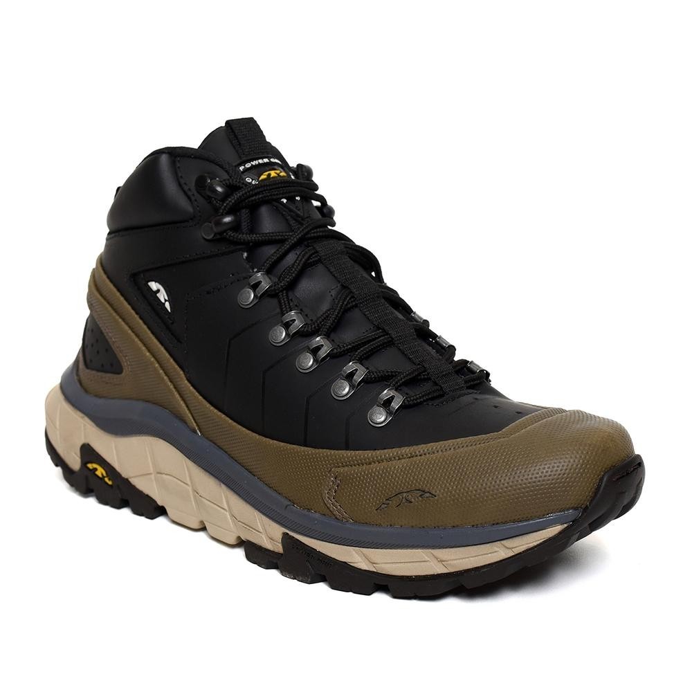 Bota Couro Bull Terrier Legacy Masculina – Preto e Musgo