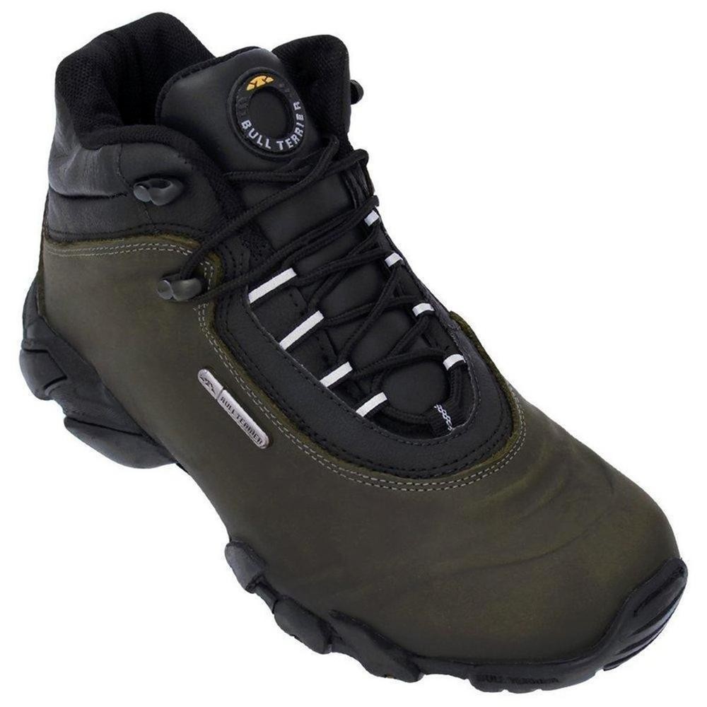 Bota Bull Terrier Attack II Couro Masculina – Musgo