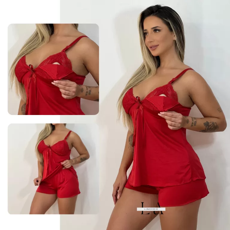 Pijama Amamentação Tecido Macio | Abertura Front