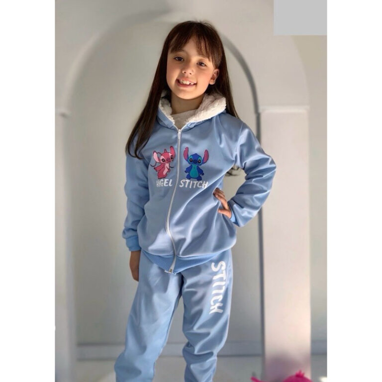Conjunto  infantil juvenil  com capuz ( 04 ao 14 )