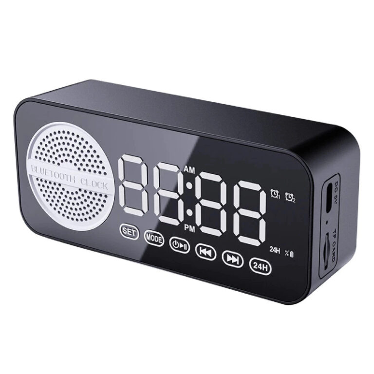 Radio Radinho Retro com Relógio Despertador e Rxi