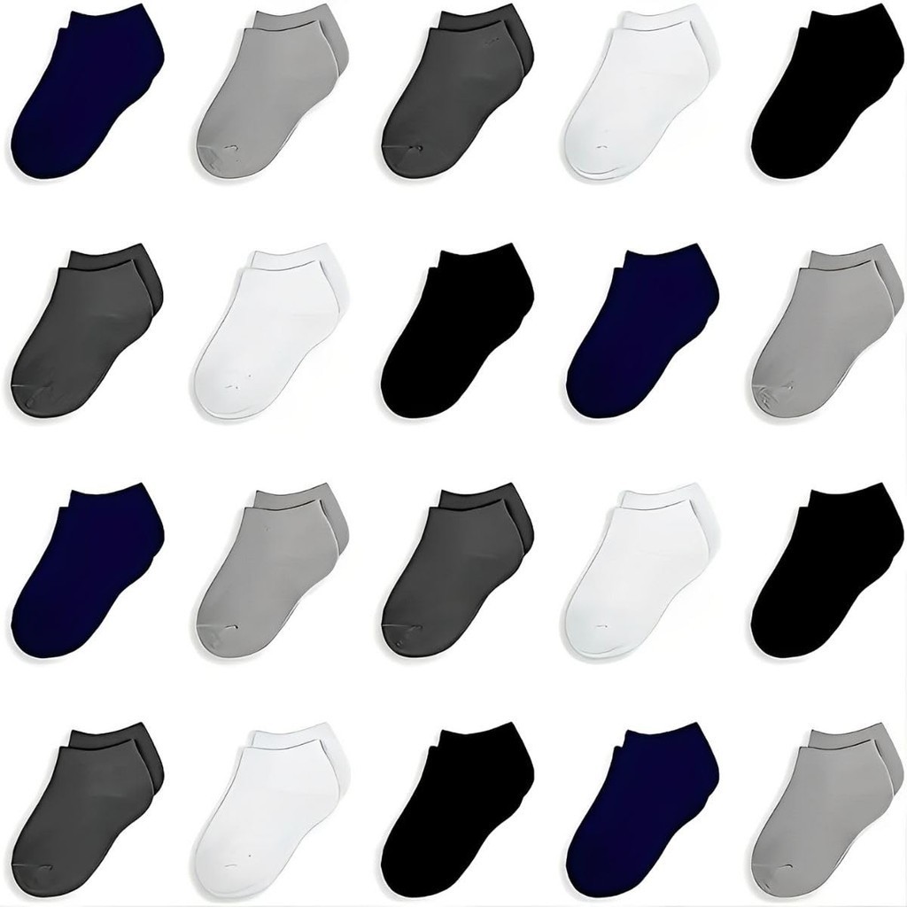Kit 24 Pares Meia Infantil Masculino criança menino bebê