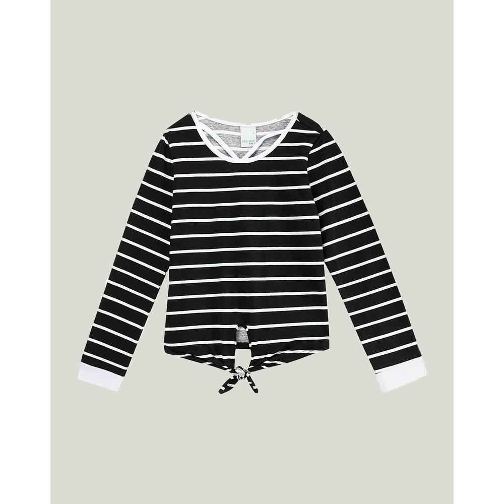 Blusa Listrada Menina Infantil