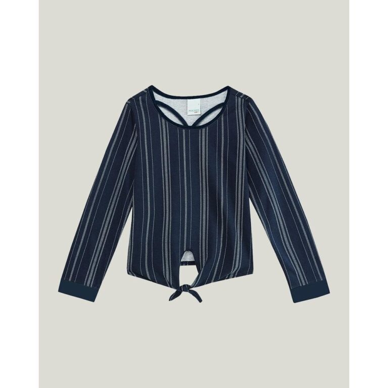 Blusa Listrada Menina Infantil