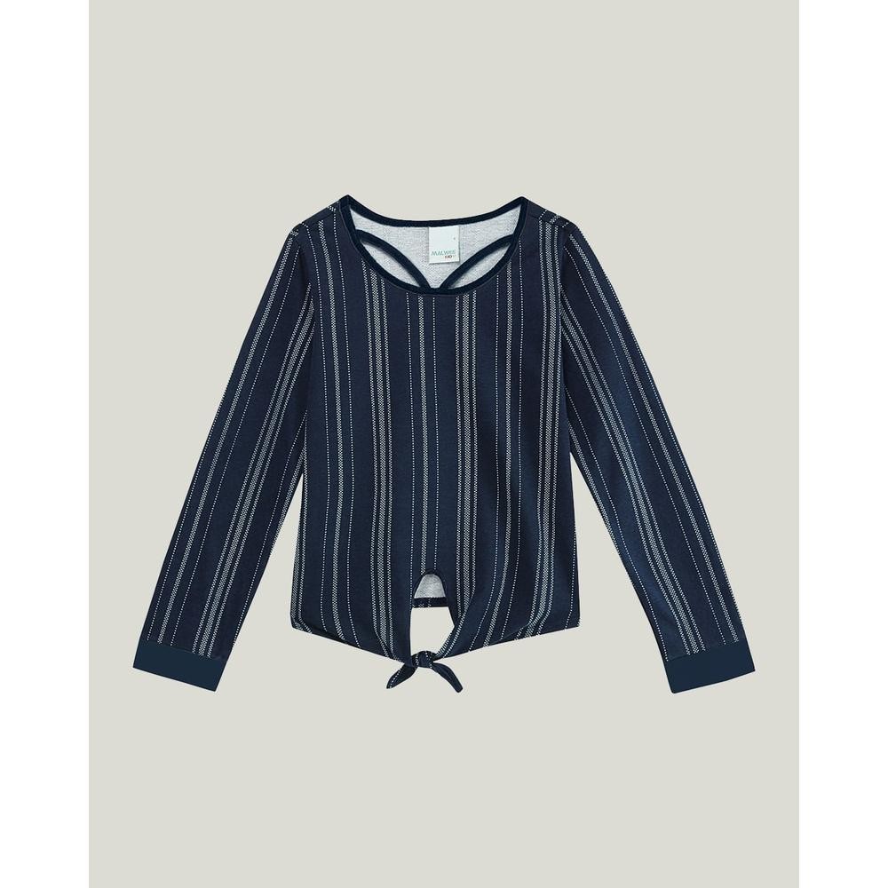 Blusa Listrada Menina Infantil