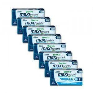 KIT 8 ABSORVENTES BIOFRAL MAXI GERIATRIC 20un