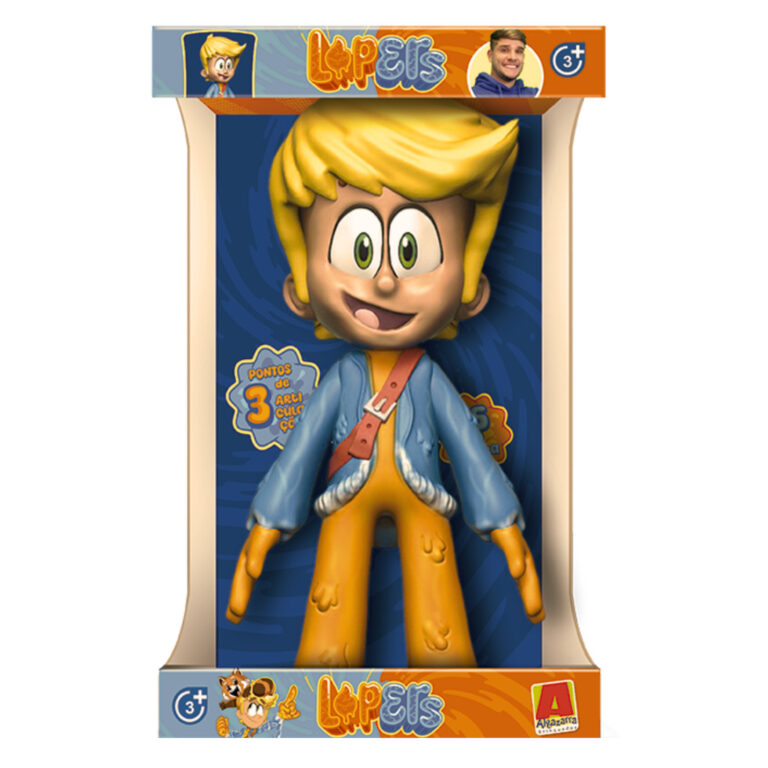 Boneco Lopers Vinil Articulado 25cm