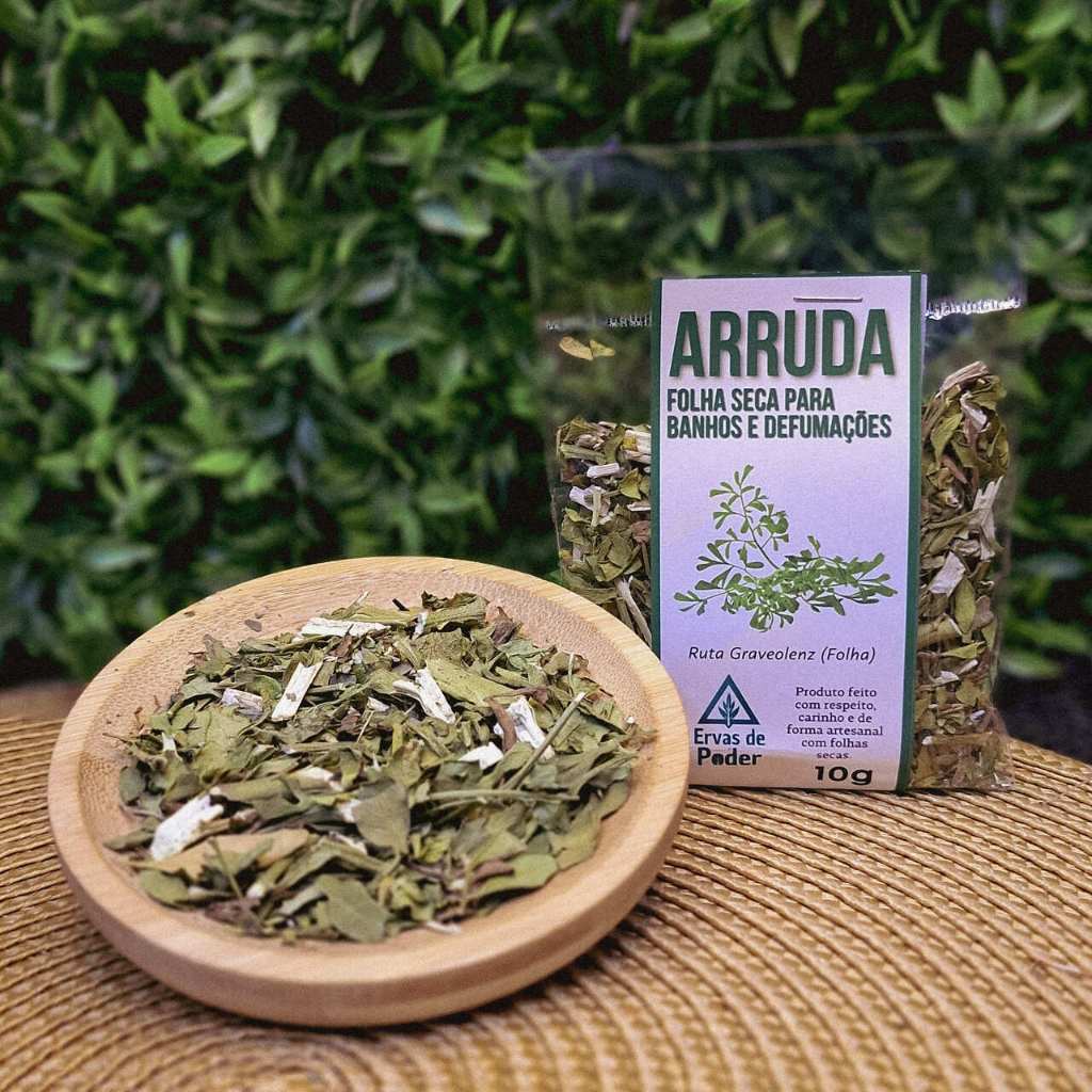 Banho de Ervas Naturais Arruda Afasta Energia Negativa