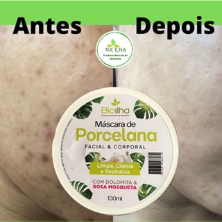 Bioilha Mascara de Porcelana corporal e Facial Lim