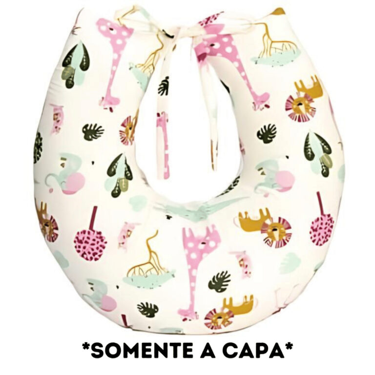Capa Almofada Amamentação Varias Estampas Com La