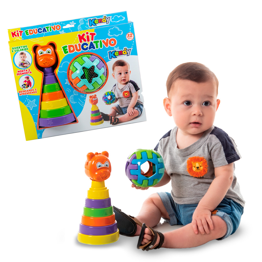 Presente para Bebê 1 Ano Menino e Menina Brinquedos Educativos Infantil Dia das Crianças